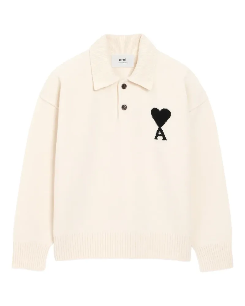 AMI Paris Ami de Coeur Pullover - Nude Nude