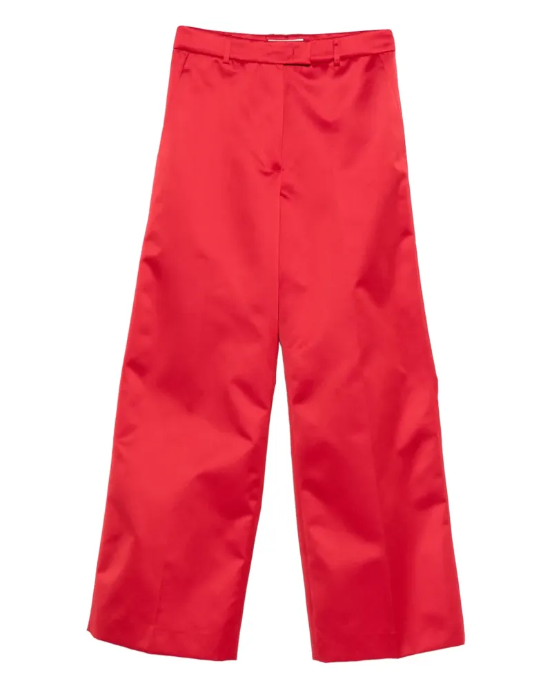 FRANKIE Shop Brickell satin trousers - Rot Rot