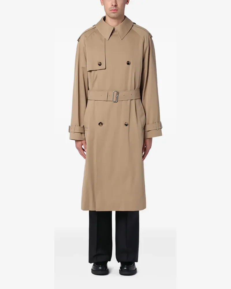 Burberry Trenchcoat aus Gabardine - Nude Nude