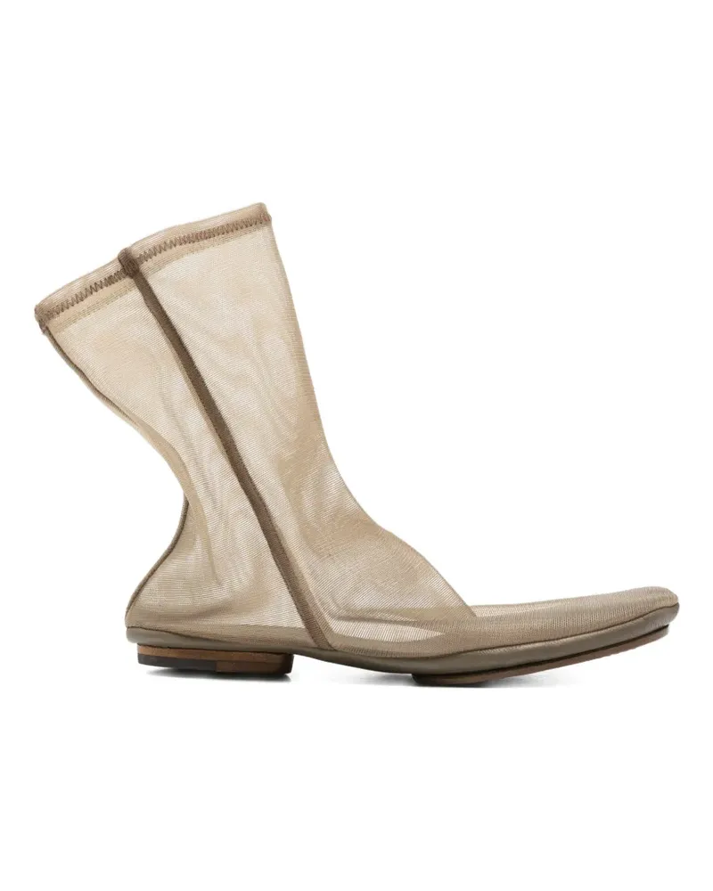 Cortana mesh boots - Nude Nude