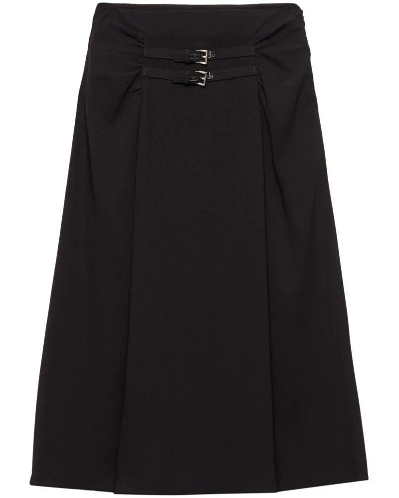 Prada Sablé Midirock - Schwarz Schwarz