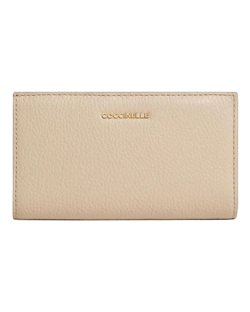 Coccinelle logo-appliqué wallet - Nude Nude