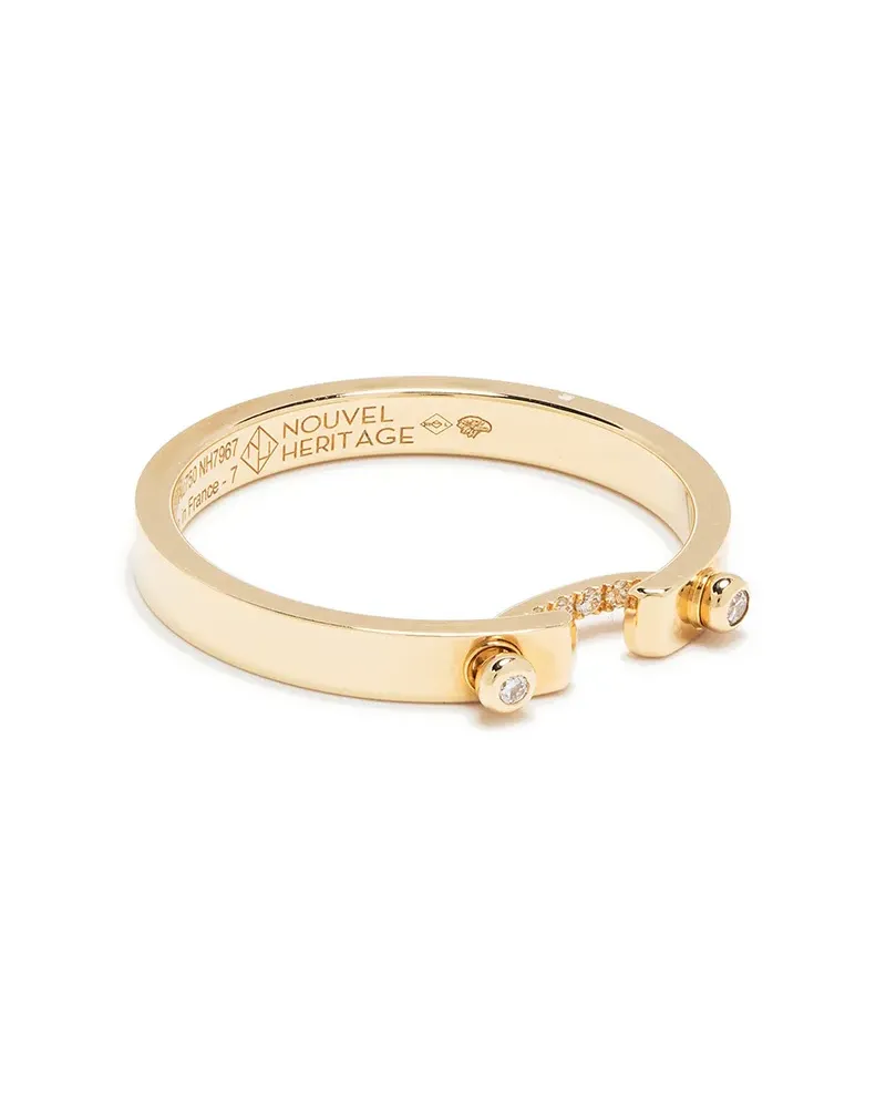 Nouvel Heritage 18kt Gelbgoldarmreif mit Diamanten Gold
