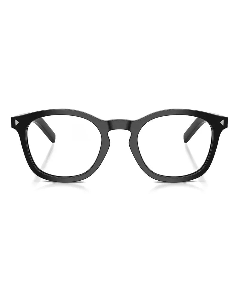 Prada round-frame glasses - Schwarz Schwarz