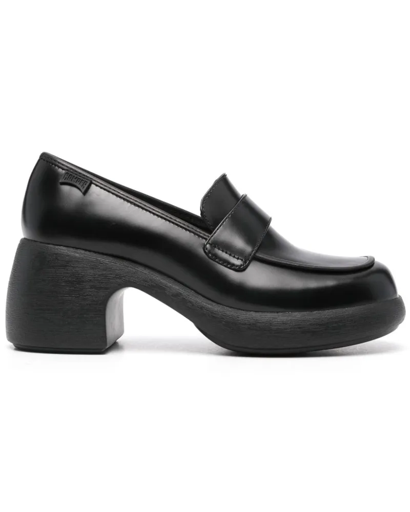 Camper Thelma Loafer mit Absatz 65mm - Schwarz Schwarz