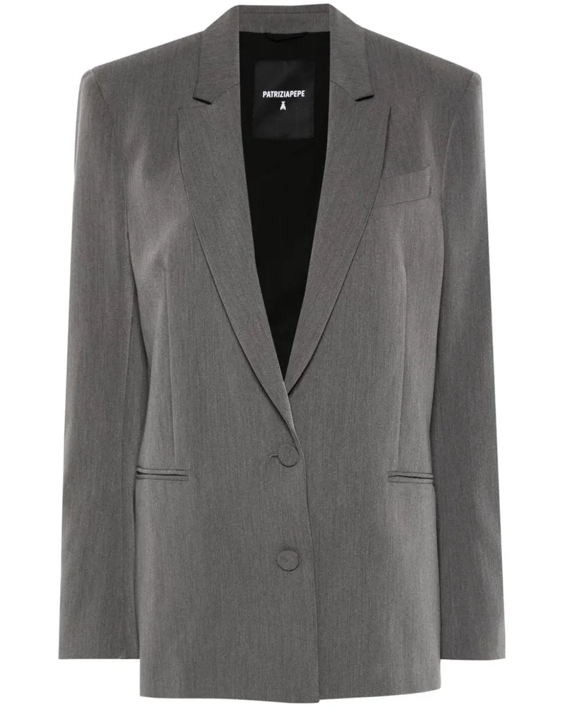 Patrizia Pepe Essential Blazer - Grau Grau
