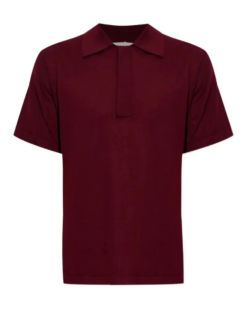 Lisa Yang Carter cashmere polo shirt - Rot Rot