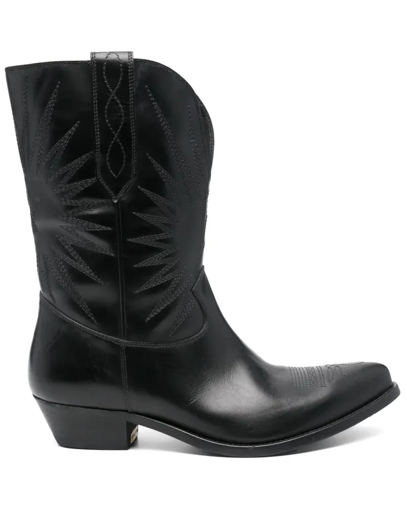 Golden Goose Wish Star Stiefel - Schwarz Schwarz