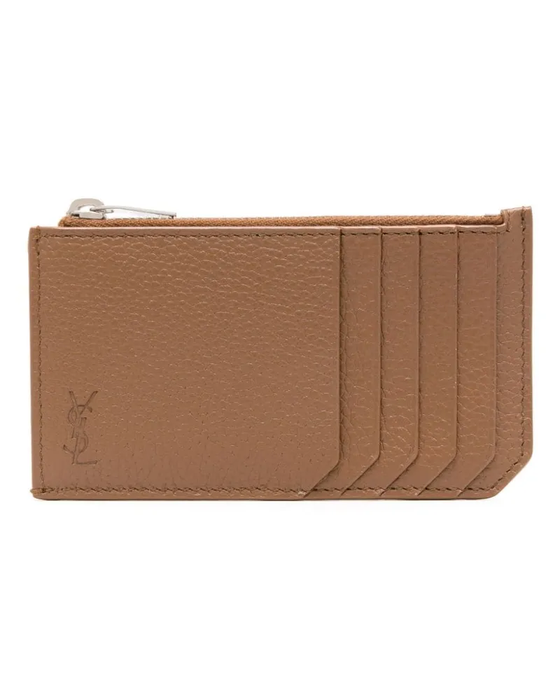 Saint Laurent Cassandre Kartenetui - Braun Braun