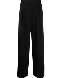 Lanvin Hose mit weitem Bein Schwarz