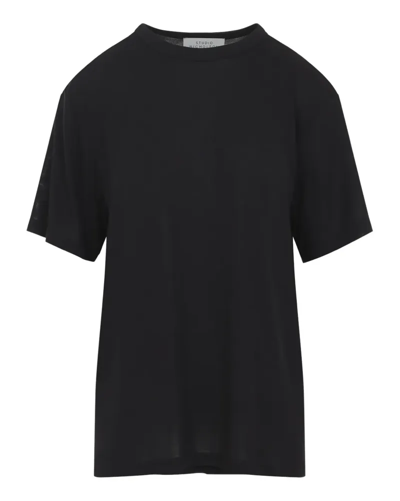 Studio Nicholson crew-neck T-shirt - Schwarz Schwarz