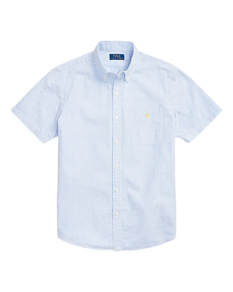 Ralph Lauren striped short-sleeve shirt - Blau Blau