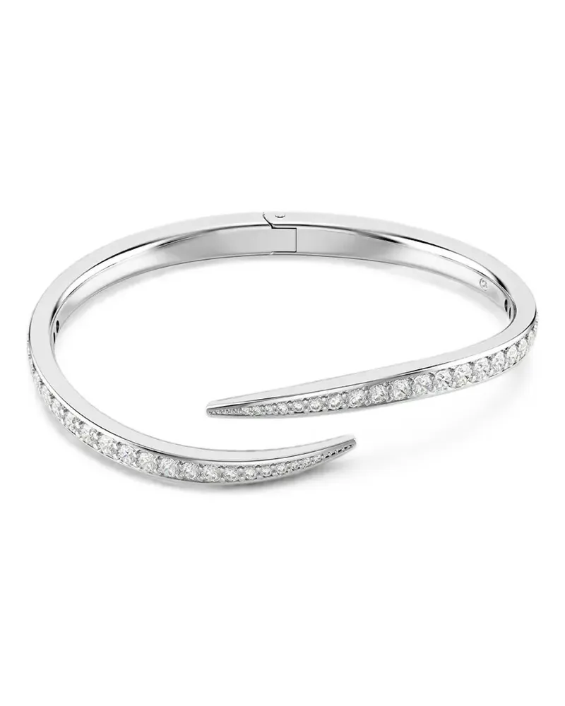 Swarovski crystal-embellished bangle bracelet - Silber Silber