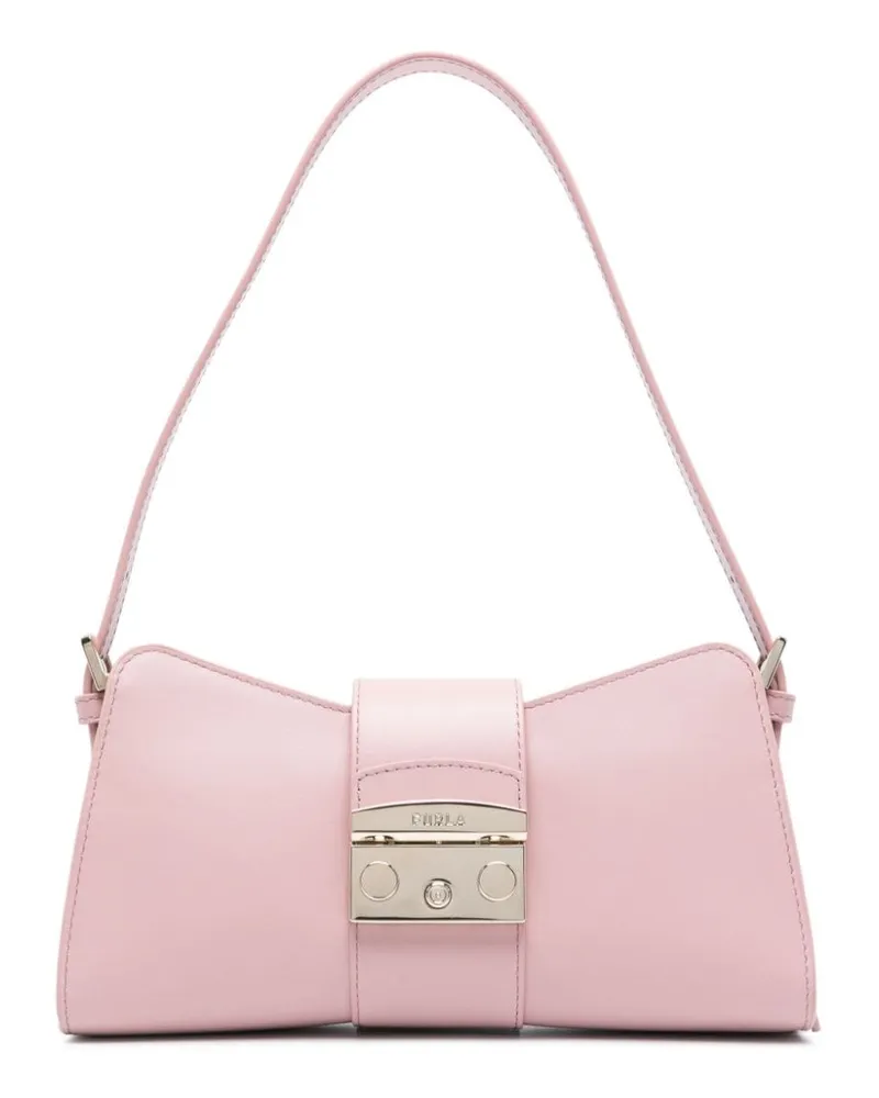 Furla Schultertasche mit Logo-Gravur - Rosa Rosa