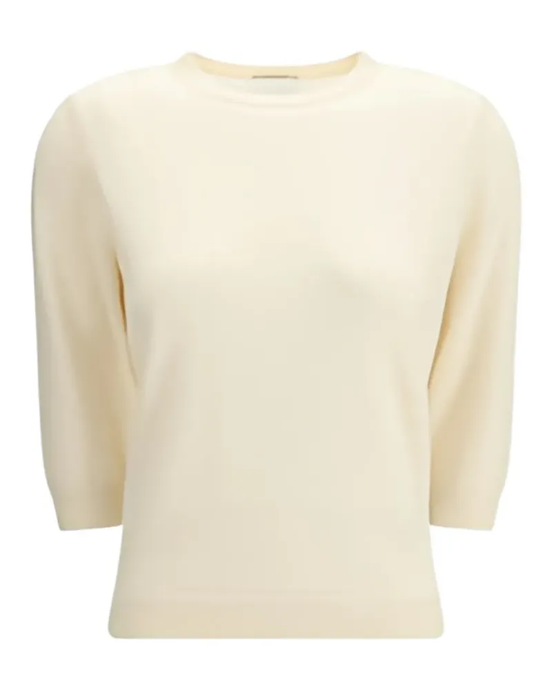 ALLUDE three-quarter sleeves knitwear - Nude Nude