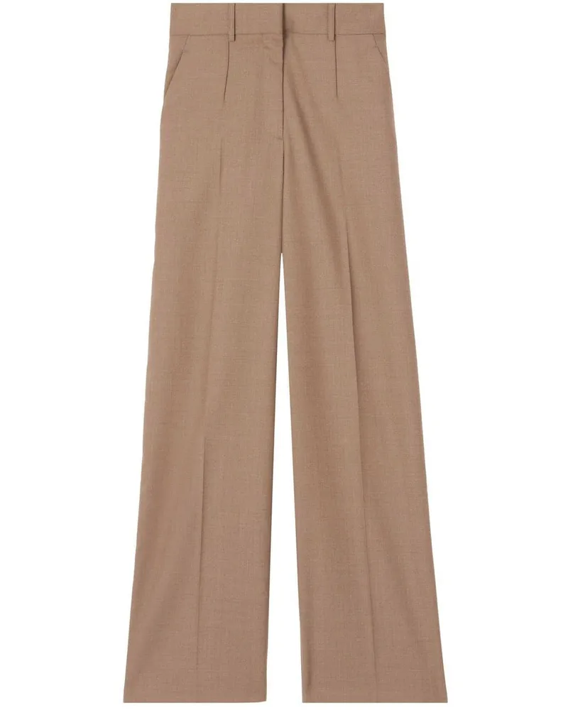 Burberry Hose mit weitem Bein - Nude Nude