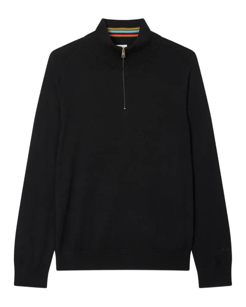 Paul Smith Pullover mit Reißverschluss - Schwarz Schwarz