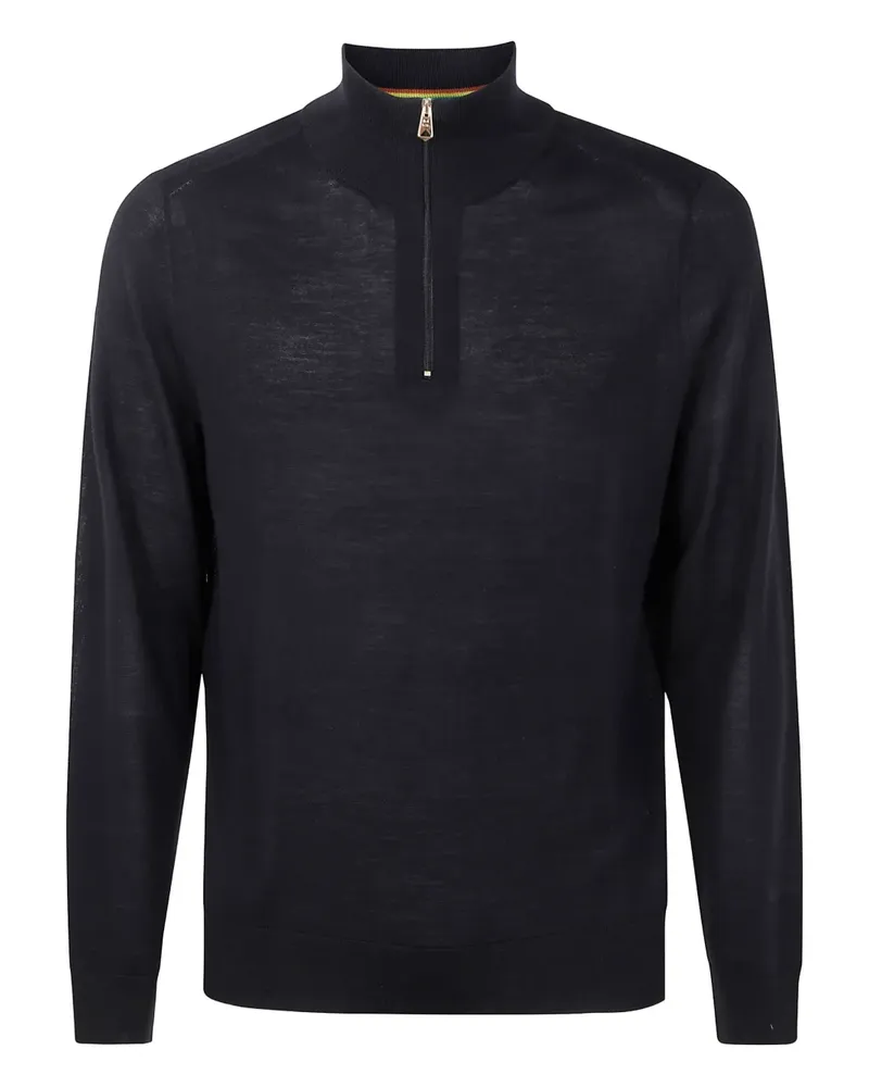 Paul Smith Pullover mit Reißverschluss - Schwarz Schwarz