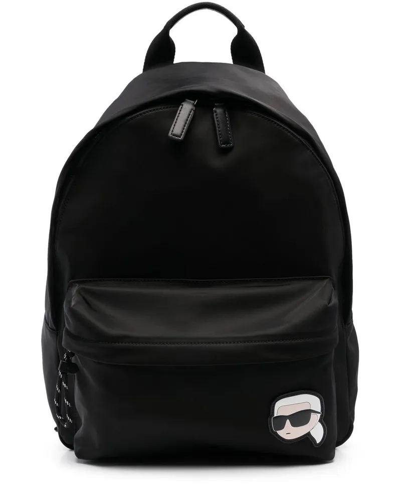 Karl Lagerfeld Ikonik Klassik Rucksack Schwarz