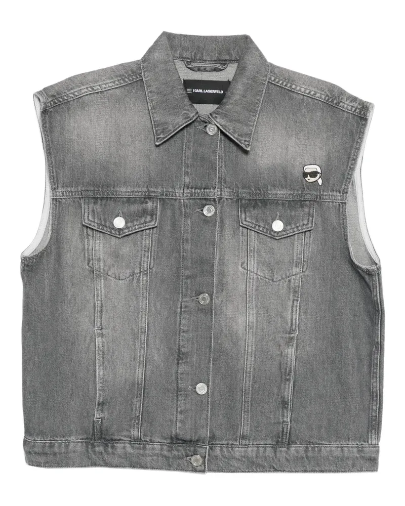 Karl Lagerfeld Ikon gilet - Grau Grau