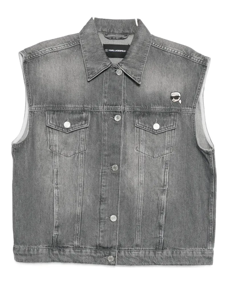 Karl Lagerfeld Ikon gilet - Grau Grau