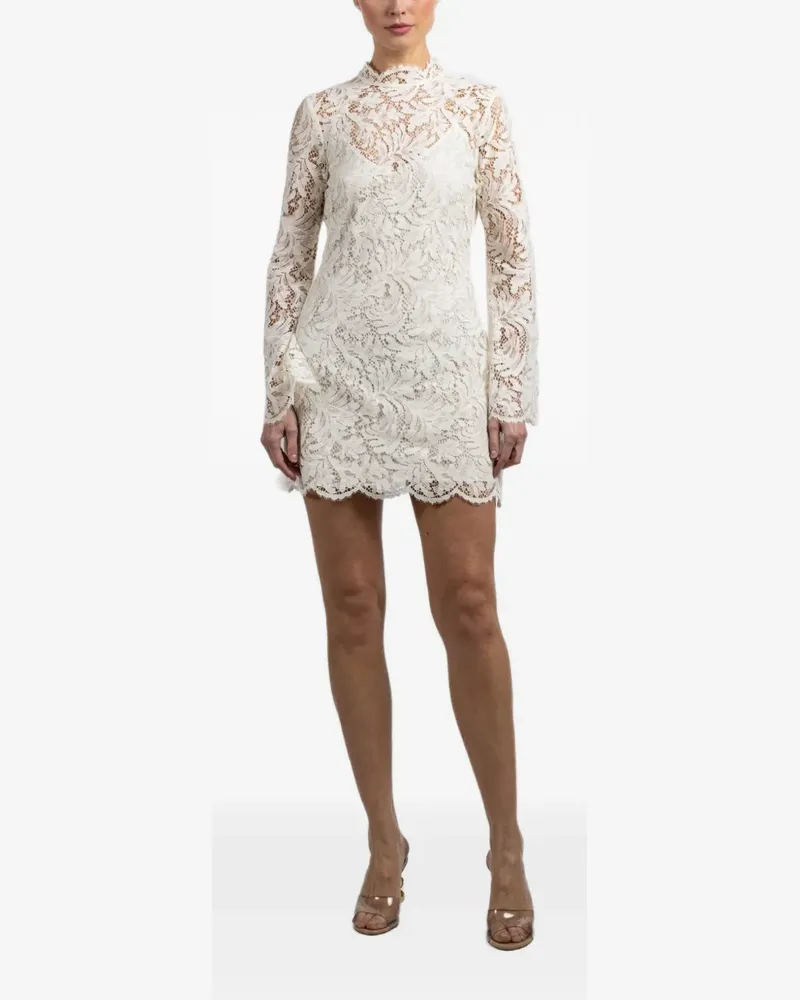 A.L.C. Eden lace detailing dress - Weiß Weiß