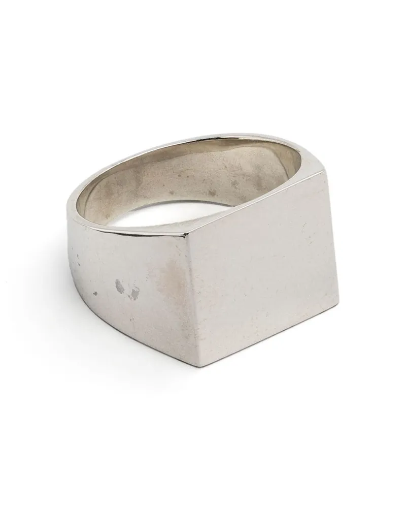 Wouters & Hendrix Square signet ring - Silber Silber