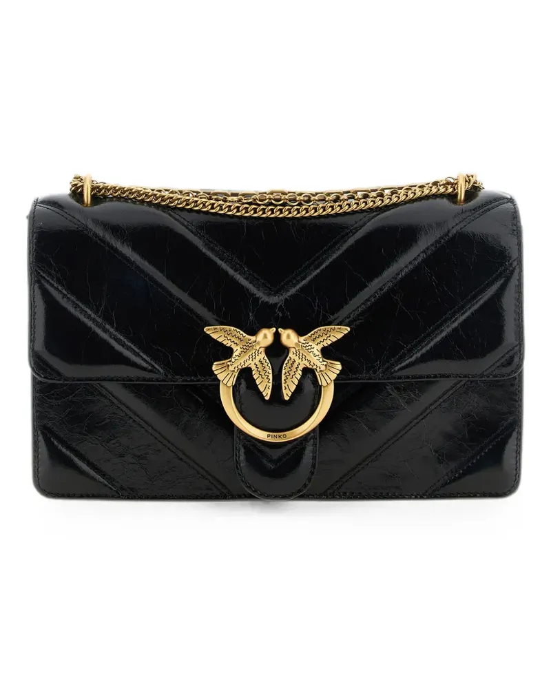 Pinko Love shoulder bag - Schwarz Schwarz