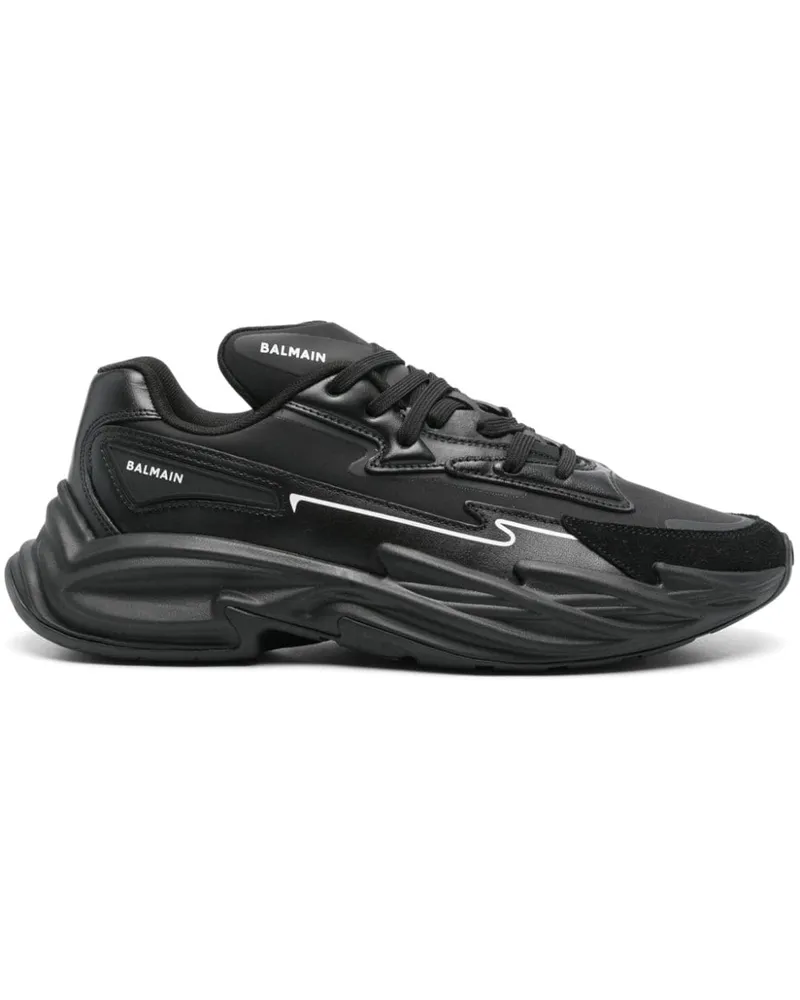 Balmain Run-Row Sneakers - Schwarz Schwarz