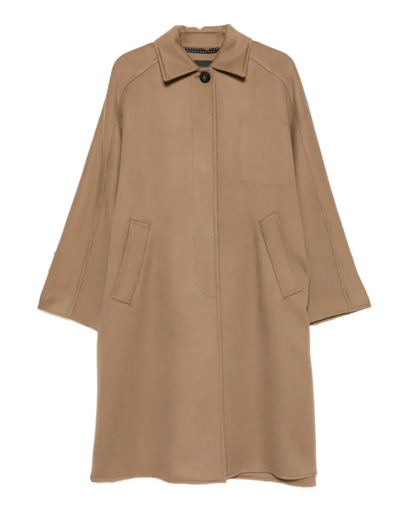 Max Mara button-fastening coat - Braun Braun