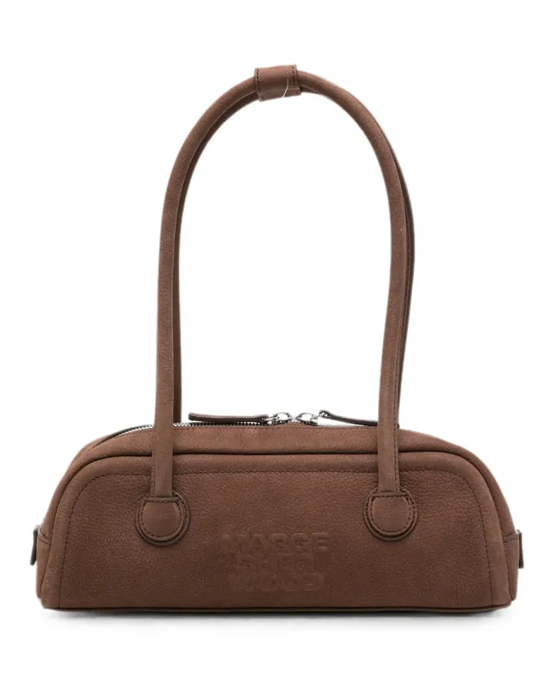 Marge Sherwood logo-embossed leather tote bag - Braun Braun