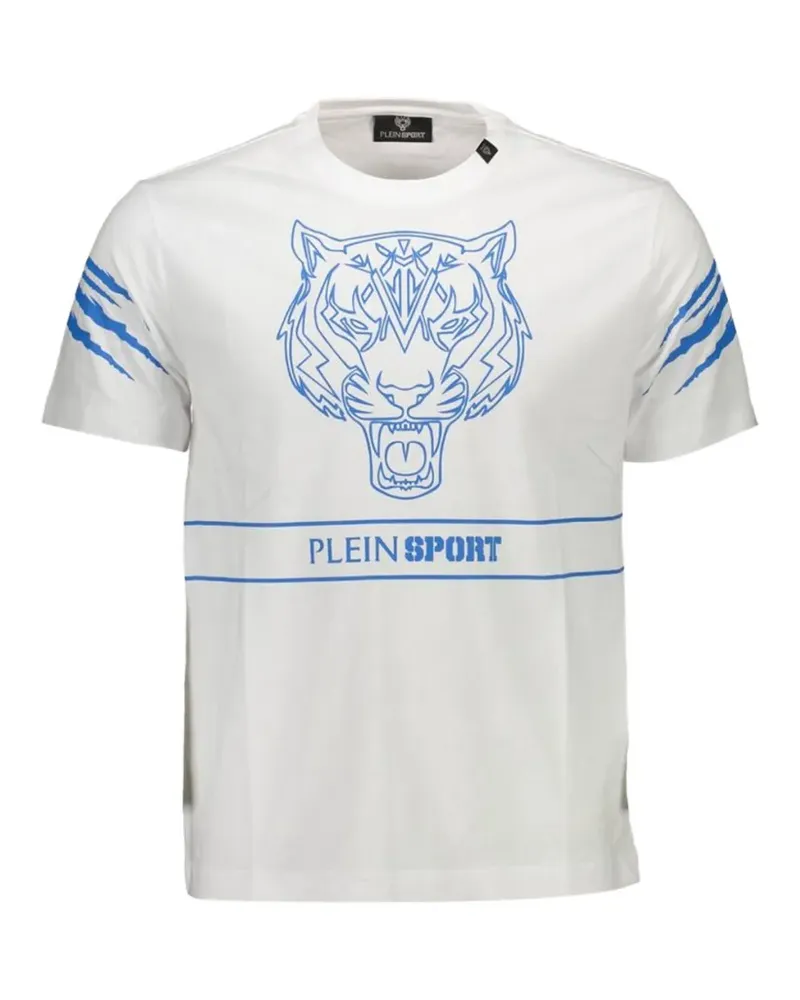 Philipp Plein tiger-print graphic T-shirt - Weiß Weiß