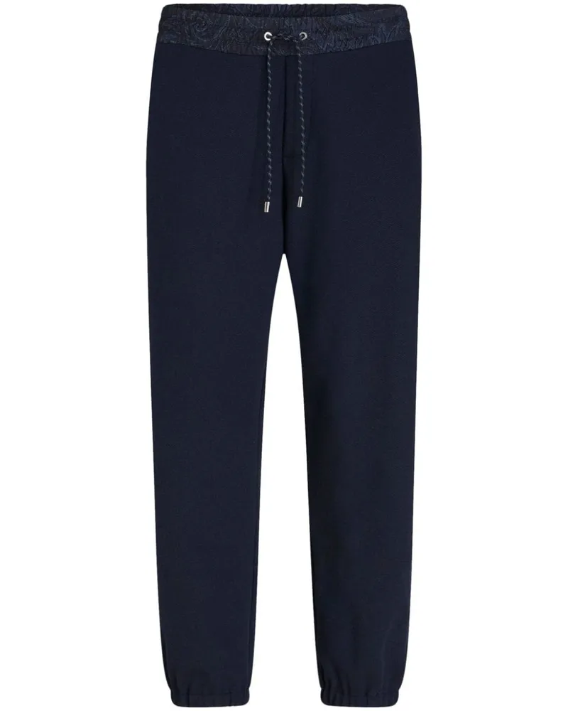 Etro Jogginghose mit Pegasus-Applikation - Blau Blau