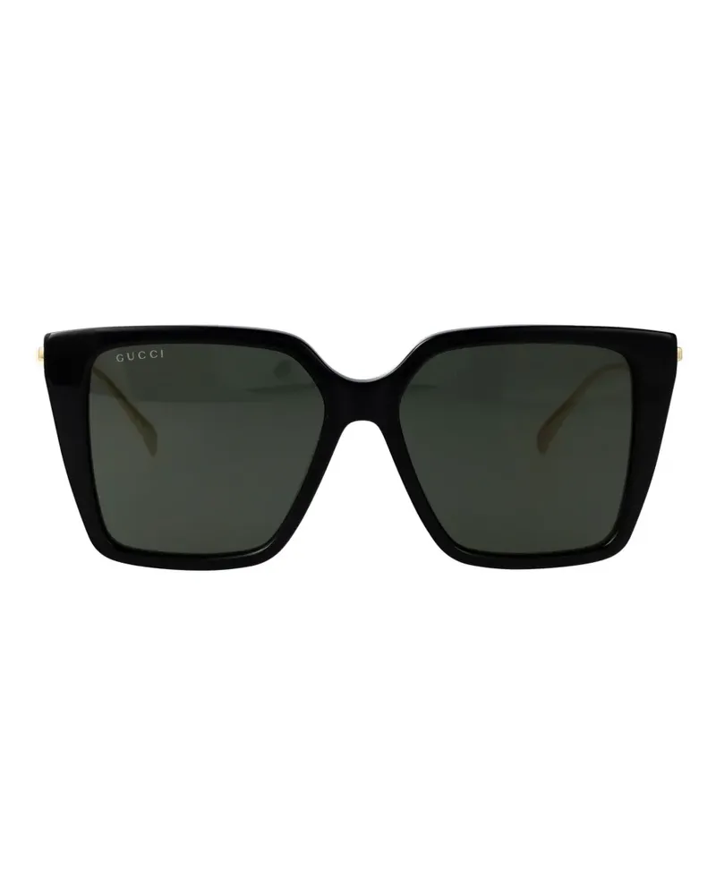 Gucci Sonnenbrille mit Perlen - Schwarz Schwarz