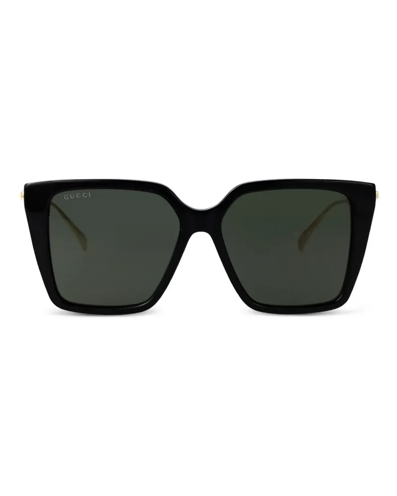 Gucci Sonnenbrille mit Perlen - Schwarz Schwarz