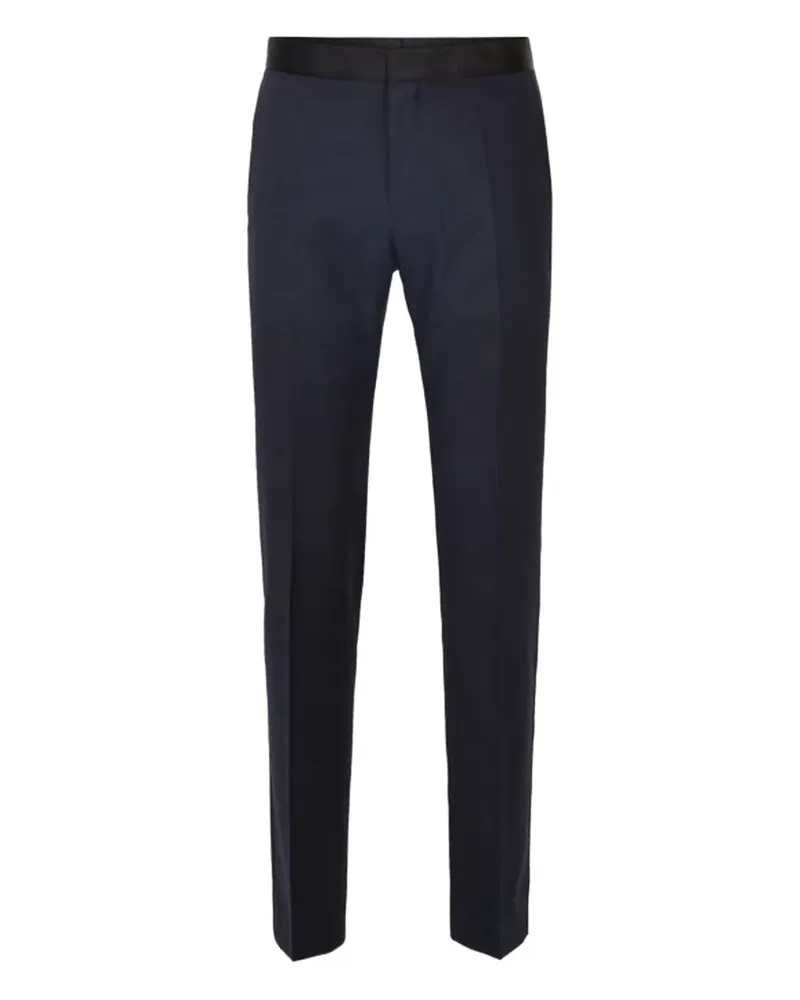 HUGO BOSS Hose mit Satinborten - Blau Blau