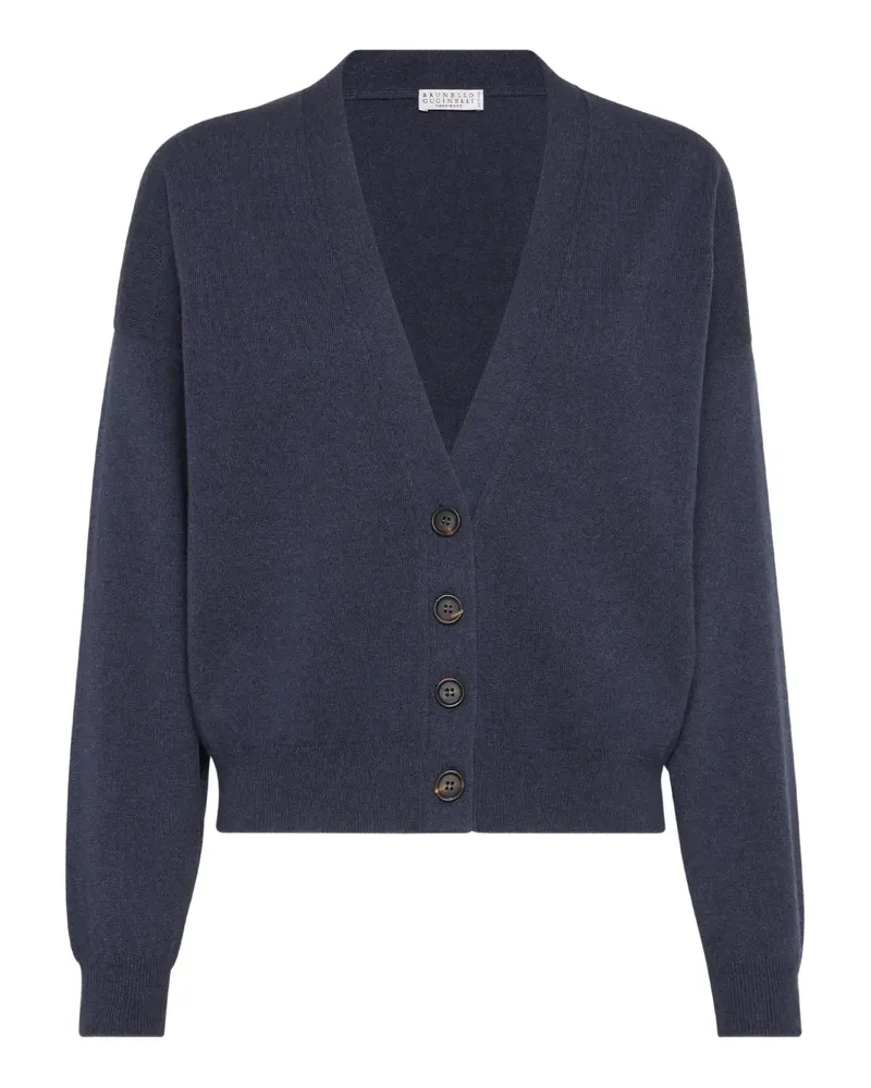 Brunello Cucinelli Cardigan aus Kaschmir - Blau Blau