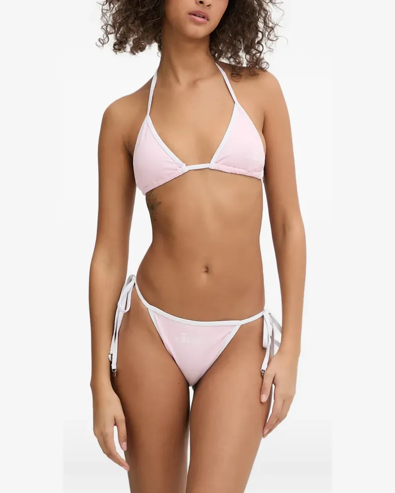 Juicy Couture logo-print bikini - Rosa Rosa