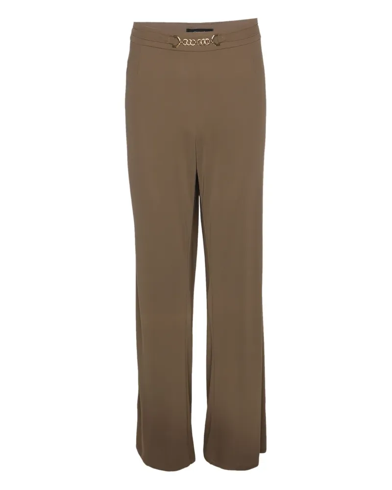 Elena Mirò Jersey-Hose mit Kettendetail - Braun Braun