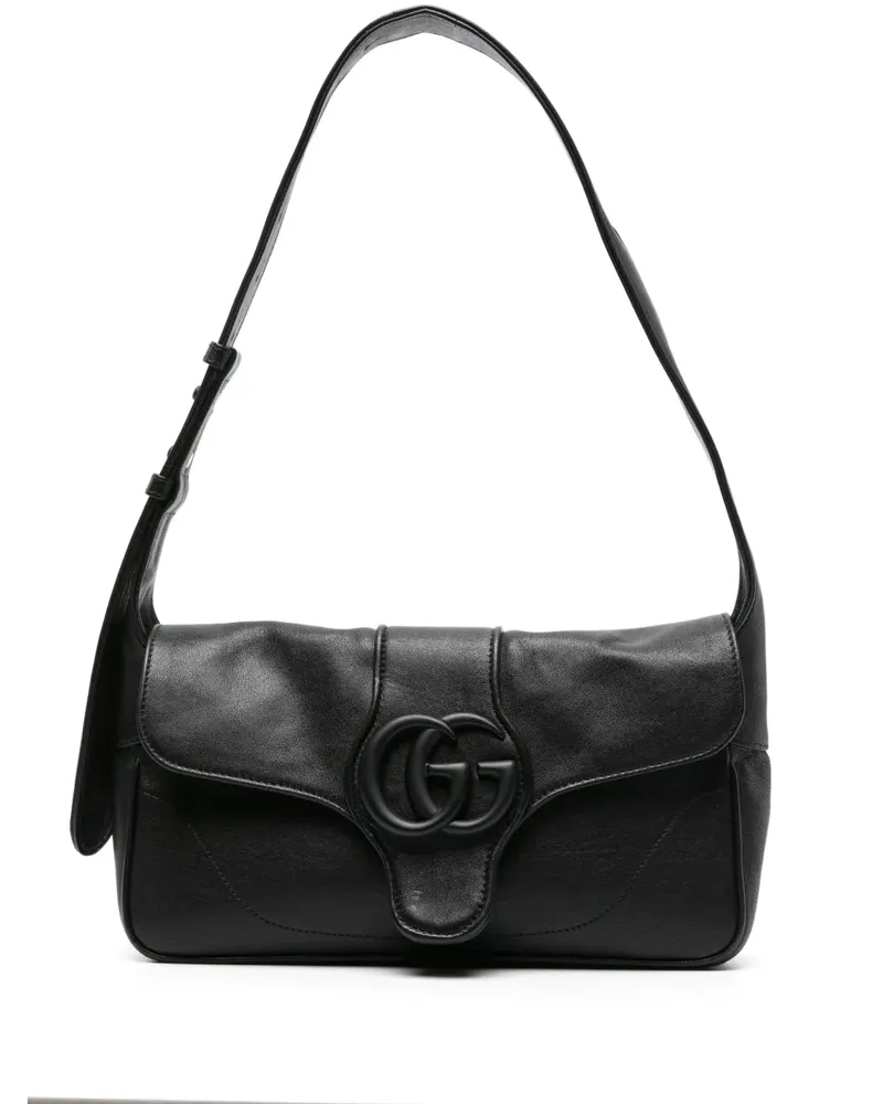 Gucci Kleine Aphrodite Schultertasche - Schwarz Schwarz