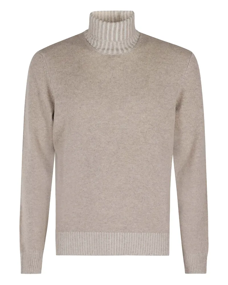 Gran Sasso roll-neck sweater - Nude Nude