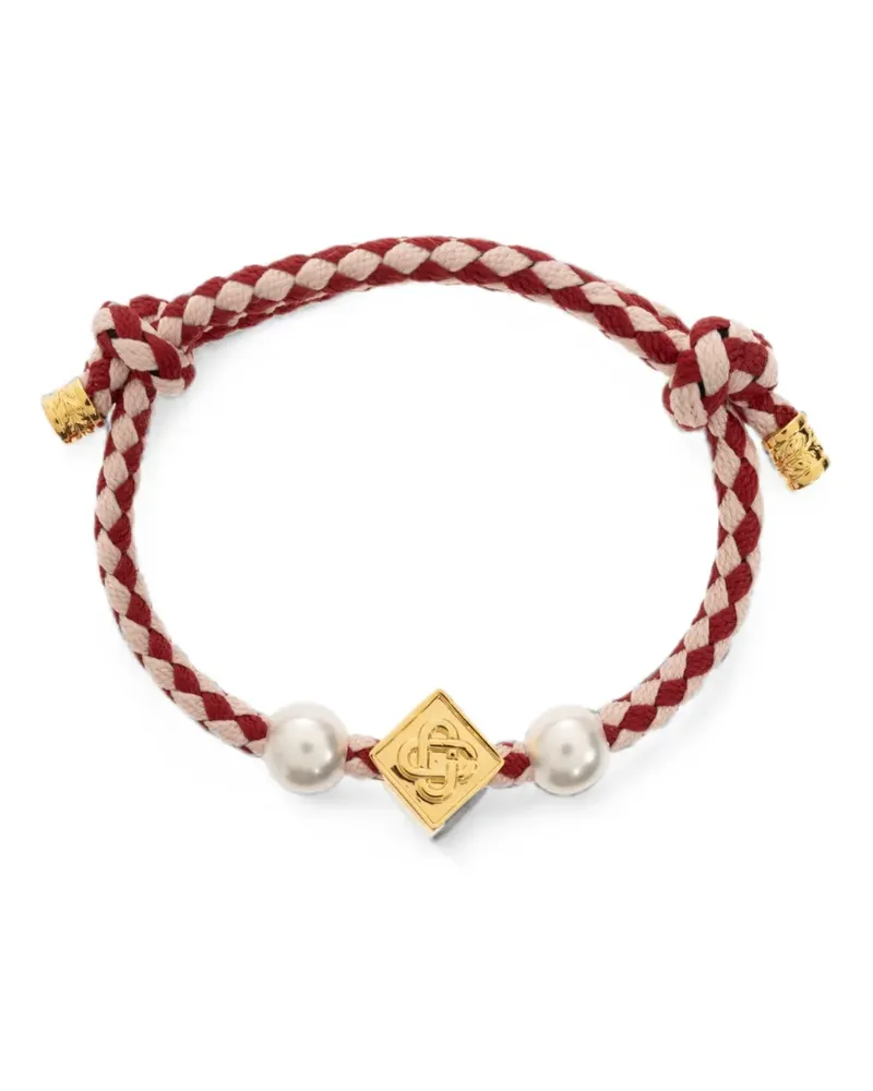 Casablanca Paris Armband mit Perlenverzierung - Rot Rot