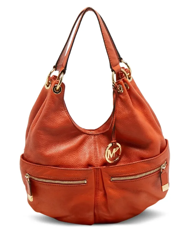 Michael Kors Große Layton Schultertasche - Orange Orange