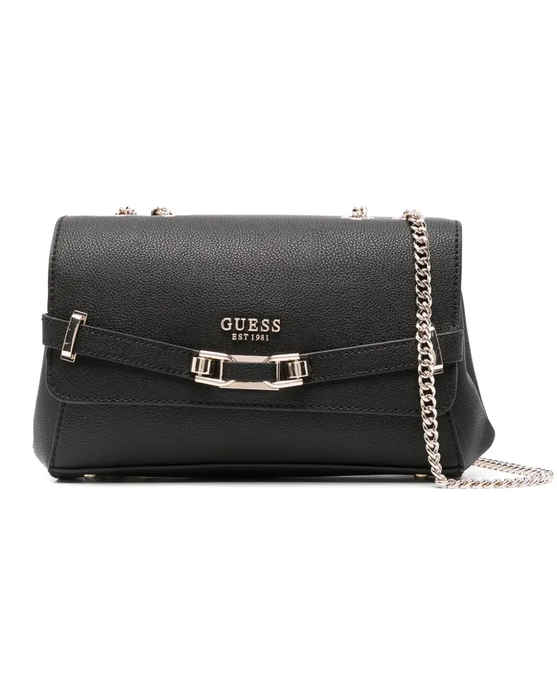 Guess Schultertasche mit Logo - Schwarz Schwarz