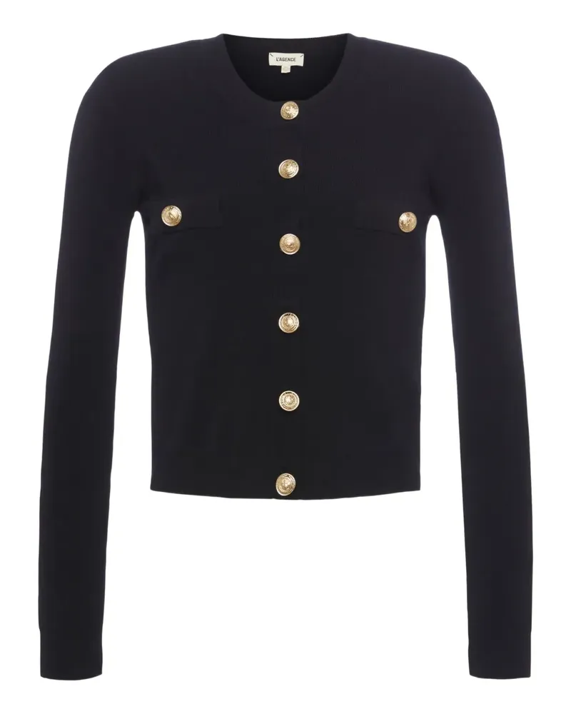L'Agence Toulouse Cardigan - Schwarz Schwarz