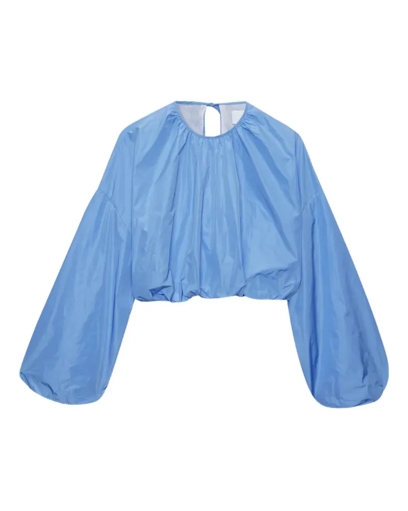 MSGM Oberteil mit rundem Ausschnitt - Blau Blau