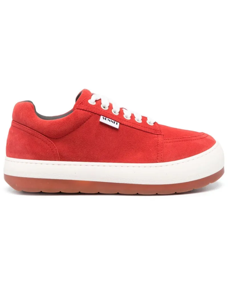 SUNNEI Dreamy Sneakers aus Wildleder Rot