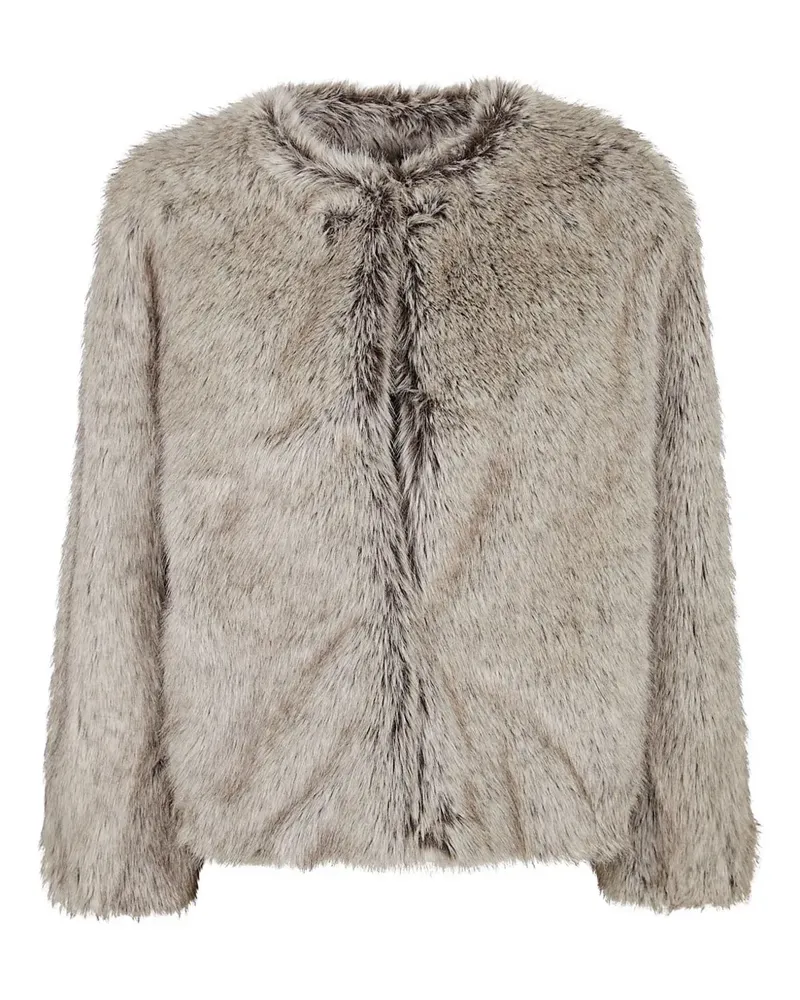Antonelli Firenze faux-fur jacket - Nude Nude