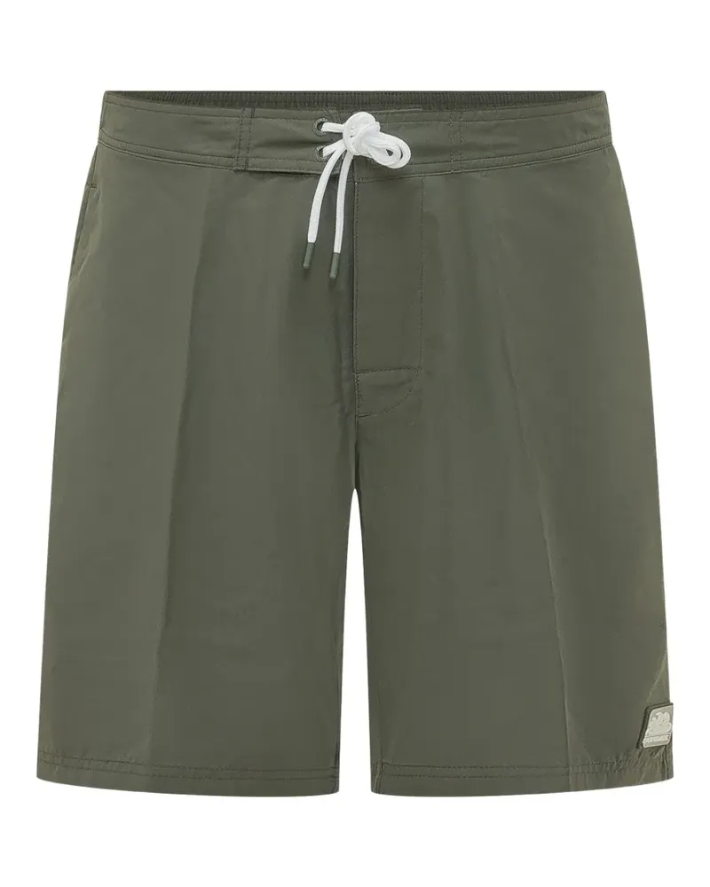 Sundek Badeshorts mit Regenbogenstreifen - Grün Grün