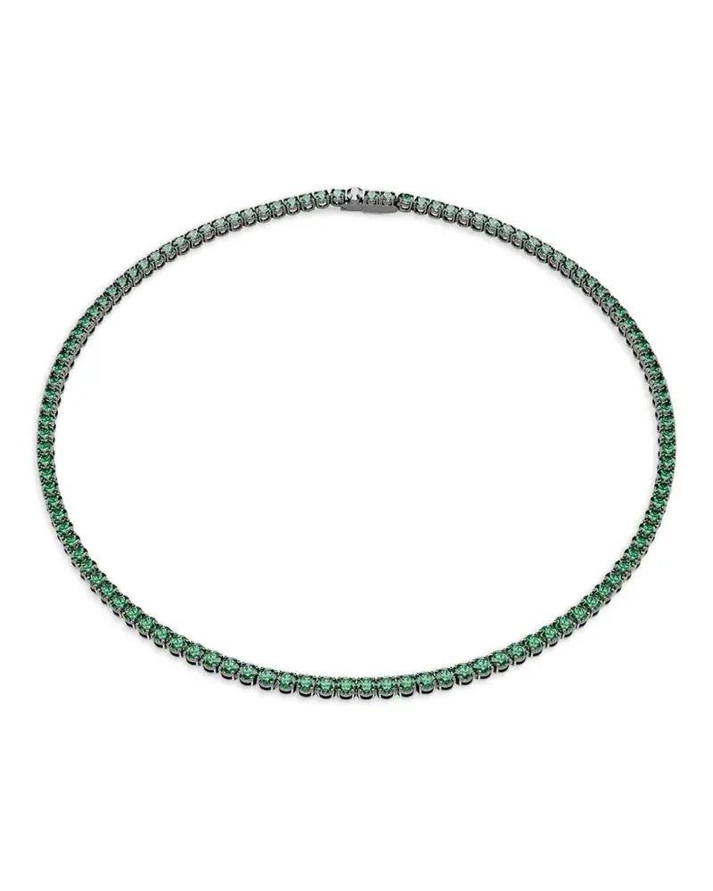 Swarovski Halskette mit Kristallen - Schwarz Schwarz